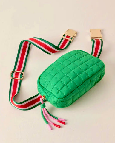 Shiraleah Quilted Nylon Belt Bag