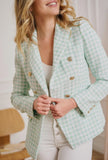 Attentif Tweed Green Blazer