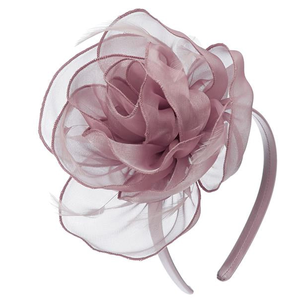 Scala Rose Organza Fascinator