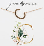 Jane Marie Sideways Initial Necklace