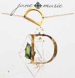 Jane Marie Sideways Initial Necklace
