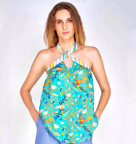 Benares Eva Halter Top