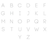 Lauren Lane Rose Gold Initial Necklace