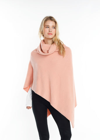 Look by M Turtleneck Wrap Poncho