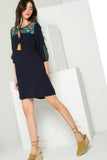 THML EMBROIDERED TUNIC DRESS