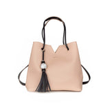 Pixie Mood Vegan Jasmine Tote with Marble Tassel Accent