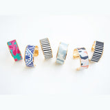 Michelle McDowell Color Splash Vegan Leather Cuff