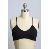 Leto Seamless Slash Racerback Bralette