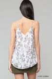 Blu Heaven Floral Criss Cross Cami
